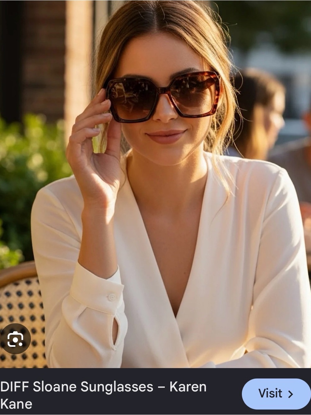 Diff Sloane Oversized Sunglasses in Tortoiseshell